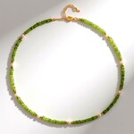 Collier en argent et Péridot