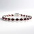 Bracciale in argento con Granato Mozambico