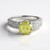 Anello in argento con Quarzo Ouro Verde