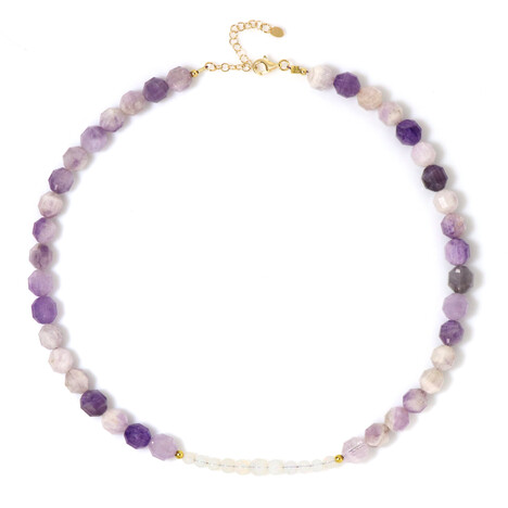 Collana in argento con Ametista Rose de France