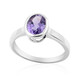 Lavendel-Amethyst-Silberring
