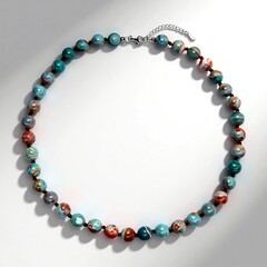 Collana in argento con Agata della Mongolia