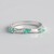 Anello in argento con Smeraldo Russo