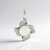 Ciondolo in argento con Opale di Welo (Granulieren)
