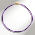 Collana in argento con Ametista Uruguay (Adela Silber)