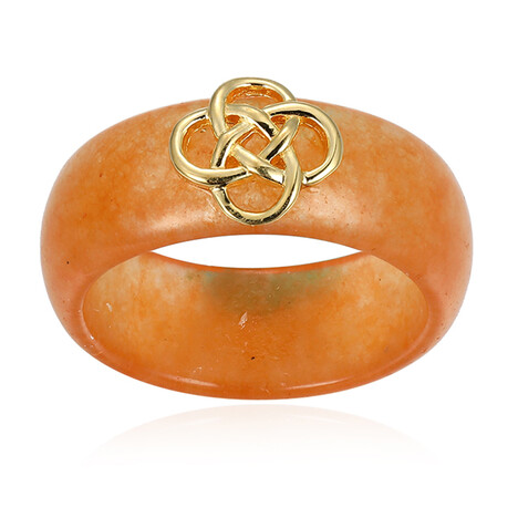 Roter Aventurin-Silberring