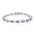 Amethyst-Silberarmband