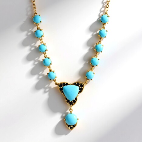Collana in argento con Turchese Sleeping Beauty (Faszination Türkis)
