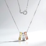 Collana in argento con Topazio Bianco (Adela Silber)