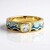 Anillo en plata con Topacio azul cielo