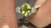 Zilveren ring met een Ouro Verde kwarts