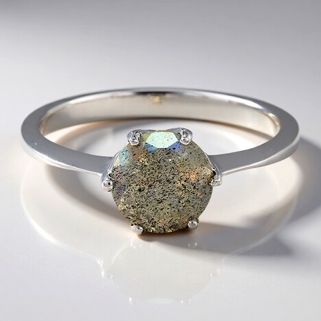 Anello in argento con Spectrolite