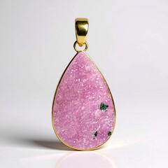 Pendentif en argent et Calcite cobalt (Bali Barong)