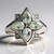 Anello in argento con Ametista Verde (Remy Rotenier)
