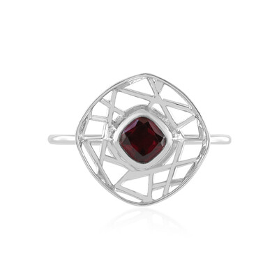 Bague en or et Grenat Rhodolite framboise (Ornaments by de Melo)