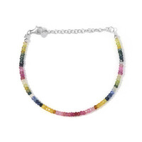 Bracciale in argento con Zaffiro Fancy