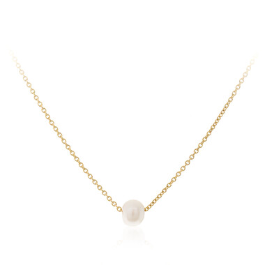 Collier en argent et Perle de culture d'eau douce (Joias do Paraíso)