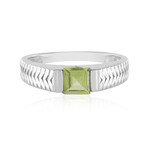 Zilveren ring met een peridoot (de Melo Essence)