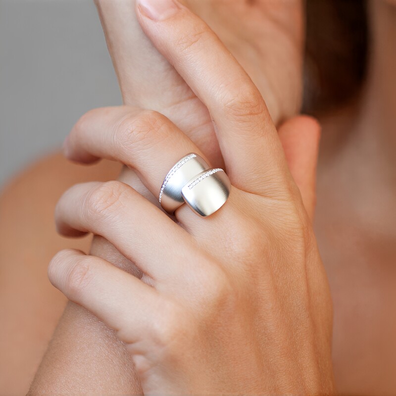 Zirkon-Silberring (de Melo)