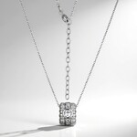 Collana in argento con Topazio Bianco (Adela Silber)
