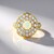 Anello in argento con Opale di Welo