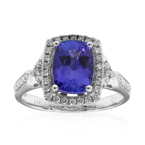 Anello in oro con Tanzanite AAA (CIRARI)