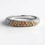 Anello in argento con Zircone Rosa