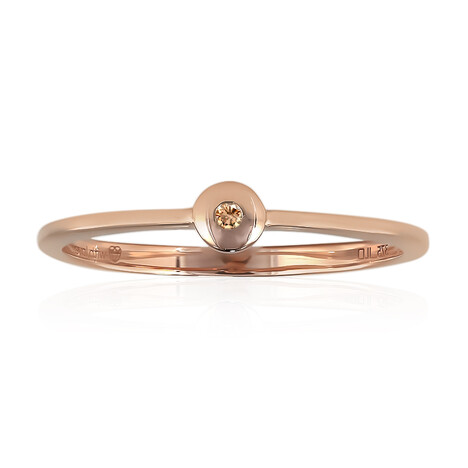 Bague en or et Diamant rose de France SI1 d'Argyle  (Annette)