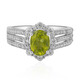 Bague en argent et Péridot de l'Arizona