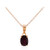 Collier en argent et Grenat Rhodolite