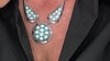 Collar en plata con Turquesa azul del Mohave Kingman (Jones Lee)