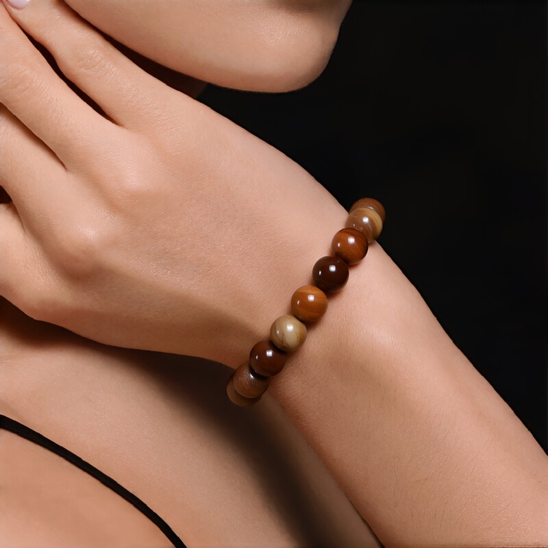 Versteinertes Holz-Armband