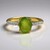 Anello in oro con Opale Verde Brasiliano (Tenner Diniz)