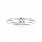 Gouden ring met een IF (G) Diamant (de Melo Gold)