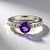 Anello in argento con Ametista Siberiana