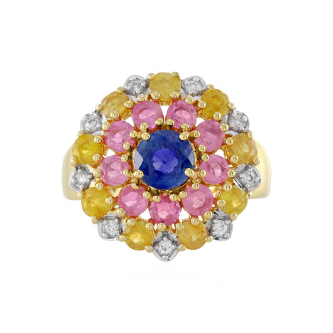 Madagaskar-Saphir-Silberring