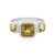 Yellow Zircon Silver Ring
