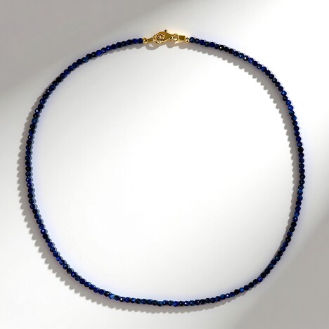 Collana in argento con Cianite del Nepal