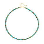 Türkis-Silberhalskette