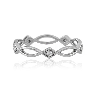 Anello in platino con Diamante Flawless (F) (LUCENT DIAMONDS)