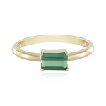 Bague en or et Tourmaline verte de Benedito (Adela Gold)