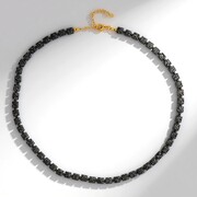Collier en argent et Hématite noire