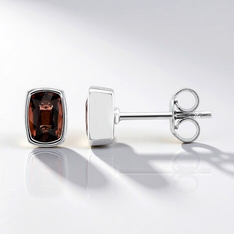 Orecchini in argento con Zircone Rosa