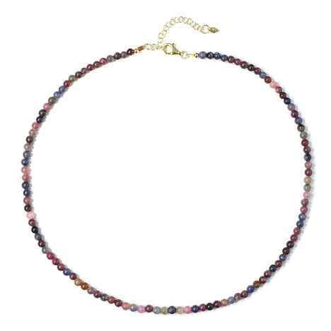 Saphir-Silberhalskette