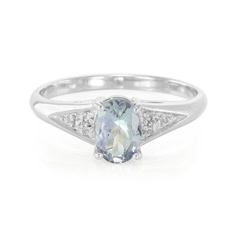 Anillo en plata con Tanzanita