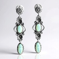 Orecchini in argento con Madreperla (Desert Chic)