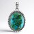 Ciondolo in argento con Turchese Kingman Mohave Blu (Jones Lee)