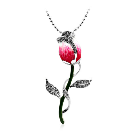 Collar en plata con Zircón (Dallas Prince Designs)