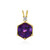 Colgante en plata con Amatista de Siberia