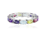 Anello in argento con Ametista Zambiana